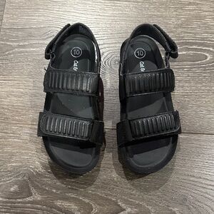 Cat & Jack Black Adjustable Sandals
